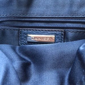 Daniel 100% Leather Crossbody Bag Trendy Blue